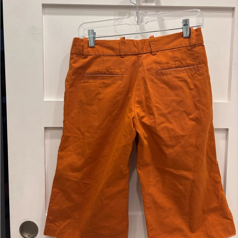 Women's Jill Roberts Beverly Hills Seaton Burnt Orange Gaucho Shorts